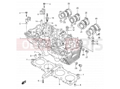 SUZUKI GSX600F / GSX600FU2 V (1997) 2 - CYLINDER HEAD