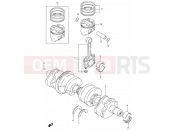 SUZUKI GSX600F / GSX600FU2 V (1997) 8 - CRANKSHAFT