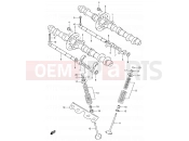 SUZUKI GSX600F / GSX600FU2 V (1997) 10 - CAM SHAFT / VALVE