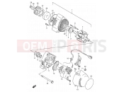 SUZUKI GSX600F / GSX600FU2 V (1997) 21 - ALTERNATOR
