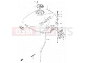 SUZUKI GSX600F / GSX600FU2 V (1997) 34 - FUEL TANK