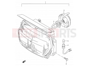 SUZUKI GSX600F / GSX600FU2 V (1997) 26 - HEADLAMP