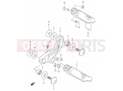 SUZUKI GSX600F / GSX600FU2 V (1997) 33 - FOOTREST