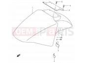 SUZUKI GSX600F / GSX600FU2 V (1997) 37 - FRONT FENDER