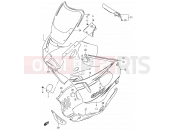 SUZUKI GSX600F / GSX600FU2 V (1997) 41 - COWLING BODY