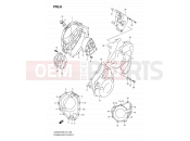 SUZUKI GSX650FA K9 (2009) (E02) 6 - CRANKCASE COVER (MODEL K8/K9)