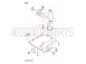 SUZUKI GSX650FA K9 (2009) (E02) 7 - OIL PAN - OIL PUMP