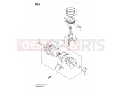 SUZUKI GSX650FA K9 (2009) (E02) 8 - CRANKSHAFT