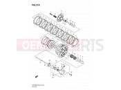 SUZUKI GSX650FA K9 (2009) (E02) 21A - CLUTCH (MODEL K9/L0)