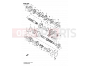 SUZUKI GSX650FA K9 (2009) (E02) 22A - TRANSMISSION (MODEL K9/L0)