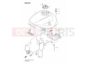 SUZUKI GSX650FA K9 (2009) (E02) 37A - FUEL TANK (MODEL K9)