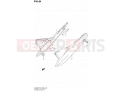 SUZUKI GSX650FA K9 (2009) (E02) 38 - FRAME COVER