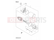 SUZUKI GSX650FA K9 (2009) (E02) 24 - STARTING MOTOR