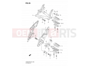 SUZUKI GSX650FA K9 (2009) (E02) 36 - FOOTREST
