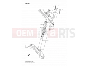 SUZUKI GSX650FA K9 (2009) (E02) 52 - STEERING STEM