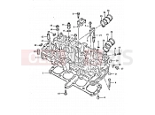 SUZUKI GSX750E T (1996) 2 - CYLINDER HEAD