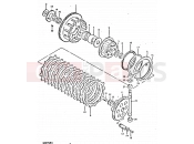 SUZUKI GSX750E T (1996) 14 - CLUTCH