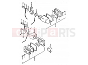 SUZUKI GSX750E T (1996) 27 - TURN SIGNAL LAMP (E02, E21)