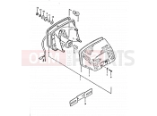 SUZUKI GSX750E T (1996) 33 - REAR COMBINATION LAMP (E02, E04, E21)