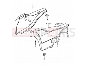 SUZUKI GSX750E T (1996) 57 - FRAME COVER (MODEL T : 24L)