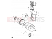 SUZUKI GSX750ES D (1983) 8 - CRANKSHAFT