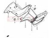 SUZUKI GSX750ES / GSX750EF / GSX750E E (1984) 48 - FRAME COVER (GSX750ESD)