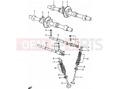 SUZUKI GSX750ES / GSX750EF / GSX750E F (1985) 9 - CAM SHAFT - VALVE