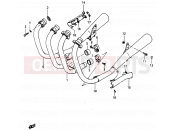 SUZUKI GSX750ES / GSX750EF / GSX750E F (1985) 13 - MUFFLER