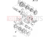 SUZUKI GSX750ES / GSX750EF / GSX750E F (1985) 16 - TRANSMISSION