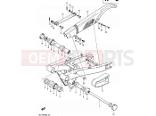 SUZUKI GSX750ES / GSX750EF / GSX750E F (1985) 58 - REAR SKINGING ARM