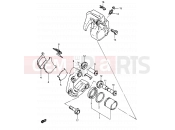 SUZUKI GSX750ES / GSX750EF / GSX750E F (1985) 52 - FRONT CALIPERS