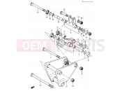 SUZUKI GSX750ES / GSX750EF / GSX750E F (1985) 60 - CUSHION LEVER