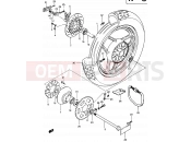 SUZUKI GSX750ES / GSX750EF / GSX750E F (1985) 62 - REAR WHEEL