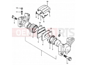 SUZUKI GSX750ES / GSX750EF / GSX750E F (1985) 64 - REAR CALIPERS