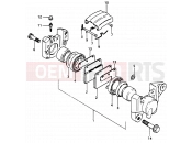 SUZUKI GSX750ES / GSX750EF / GSX750E F (1985) 65 - REAR CALIPERS (E24)