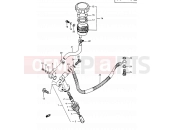 SUZUKI GSX750ES / GSX750EF / GSX750E F (1985) 66 - REAR MASTER CYLINDER
