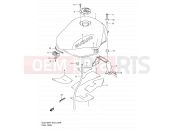 SUZUKI GSX750F K3 (2003) 34B - FUEL TANK (MODEL K2/K3)
