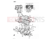 SUZUKI GSX750S D (1983) 7 - CRANKCASE (MODEL D)