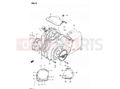 SUZUKI GSX750S D (1983) 9 - CRANKCASE COVER (MODEL D)