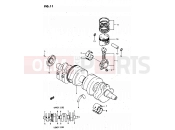 SUZUKI GSX750S D (1983) 11 - CRANKSHAFT