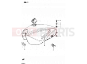 SUZUKI GSX750S D (1983) 52 - FUEL TANK (MODEL D)