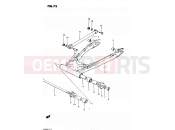 SUZUKI GSX750S D (1983) 73 - REAR SWINGING ARM