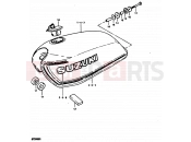SUZUKI GT200 X (1999) 33 - FUEL TANK