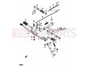 SUZUKI GT200 X (1999) 32 - STAND - REAR BRAKE (E22)