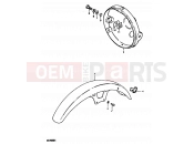 SUZUKI GT200 X (1999) 39 - HEADLAMP HOUSING - FRONT FENDER