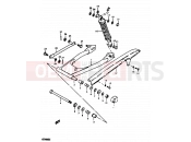 SUZUKI GT200 X (1999) 48 - REAR SWINGING ARM