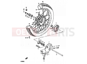 SUZUKI GT200 X (1999) 41 - FRONT WHEEL (GT200X)