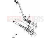 SUZUKI GT200E X (1999) 13 - KICK STARTER