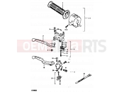 SUZUKI GT200E X (1999) 43 - RIGHT HANDLE SWITCH