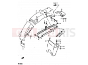 SUZUKI GT200E X (1999) 49 - REAR FENDER